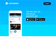 Tablet Screenshot of payfriendz.com